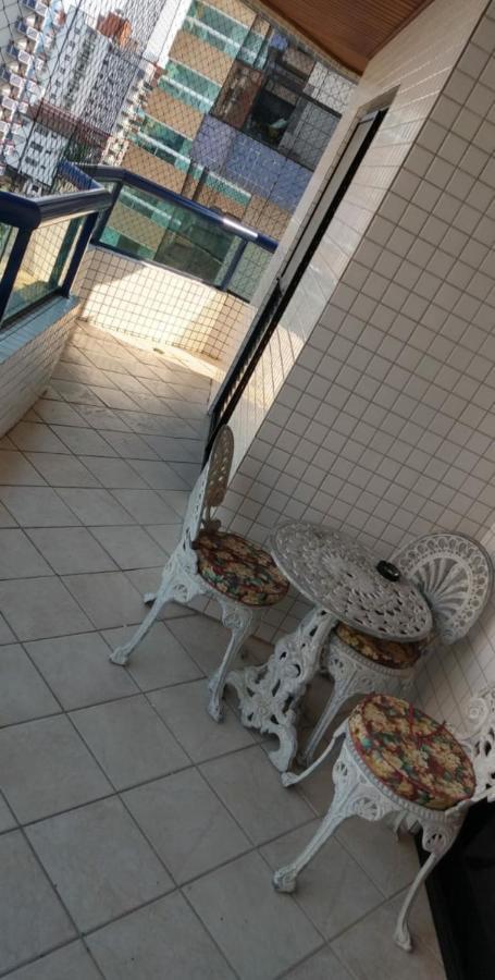 Apartamento Guilhermina Vista Para O Mar Praia Grande  Luaran gambar